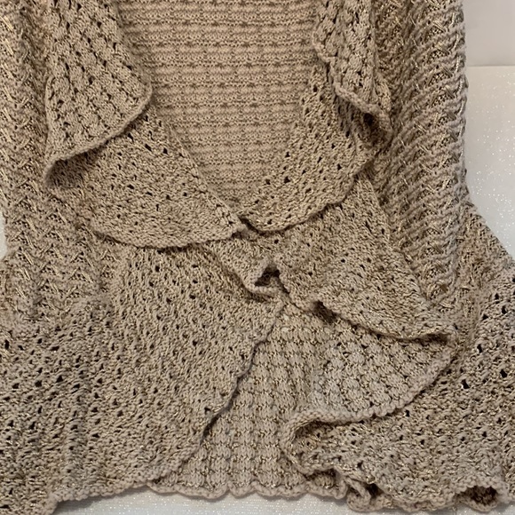 INC International Concepts Beige /Tan Cardigan Size S - Picture 4 of 8